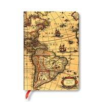 Paperblanks Тефтер Western Hemisphere, Midi, 88 листа - 1