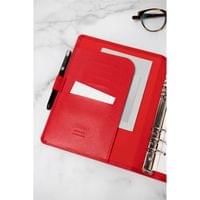 Filofax Органайзер Saffiano, A5, червен - 3 Filofax Органайзер Saffiano, A5, червен - 3