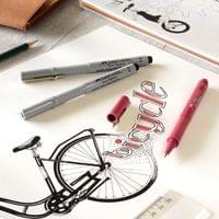 Faber-Castell Тънкописец Ecco Pigment, 4 броя - 2 Faber-Castell Тънкописец Ecco Pigment, 4 броя - 2