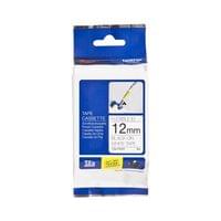 Лента Brother TZEFX231, 12 mm х 8 m, черен печат върху бяла лента - 1