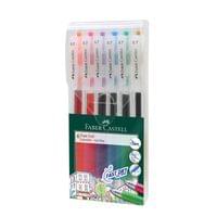 Faber-Castell Ролер Fast Gel, автоматичен, 0.7 mm, 6 цвята - 1
