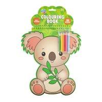 Moxy Книжка за оцветяване, с форма на коала, с 6 молива - 1