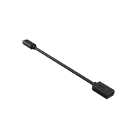 Адаптер Genius ACC-C2AC, с кабел, USB Type-A към USB Type-C, 21 cm, черен - 3