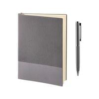 Комплект тефтер и химикалка Empire Regent, сиви - 1