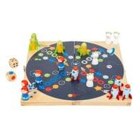 Small Foot Игра Не се сърди, човече - Космос, дървено - 2