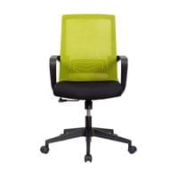 Офис стол RFG Smart W, дамаска и меш, Tilt механизъм, до 120 kg, черна... - 2