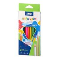 Цветни моливи Junior Ultra Color, триъгълни, 10... - 1