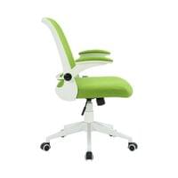 Офис стол RFG Pretty White W, дамаска и меш, Tilt механизъм, до 120 kg,... - 2