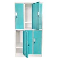 Гардероб RFG, метален, троен, с шест клетки, 90 x 45 x... - 2