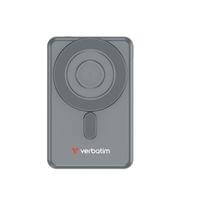 Външна батерия Verbatim Charge n&amp;#039;Go, 5000 mAh, с 2 кабела, USB Type-C, сива - 3