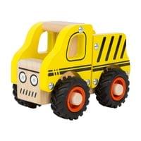 Small Foot Камион, дървен, жълт, 13 х 7 х 10 cm - 2