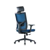 Ергономичен стол RFG Snow Black HB, дамаска и меш, Multi-function... - 3