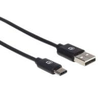 Кабел Manhattan, USB A/USB C, 2 m - 1