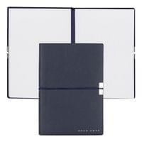 Hugo Boss Тефтер Elegance Storyline, бели листове, A6, тъмносин - 1
