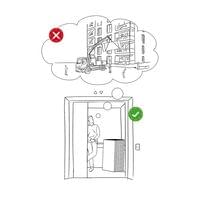 Rocada Бяла дъска Skin Duo, магнитна, 100 x 200 cm, 2 модула - 11
