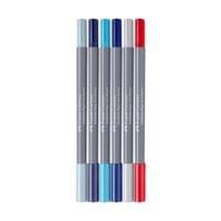 Faber-Castell Маркер Goldfaber A.Dual - Seaside, 6 броя - 2