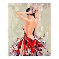 Foska Комплект рисуване по номера Жена, 40 x 50 cm - 1