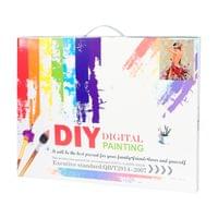 Foska Комплект рисуване по номера Жена, 40 x 50 cm - 4