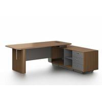 Бюро RFG Parma, 2200 х 1850 х 760 mm, ПДЧ 50 mm, орех и... - 2