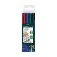 Faber-Castell Тънкописец 1525 OHP M, перманентен, 4 цвята - 1