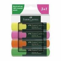 Faber-Castell Текст маркер 1548, 4 цвята, в картонена кутия - 1 Faber-Castell Текст маркер 1548, 4 цвята, в картонена кутия - 1