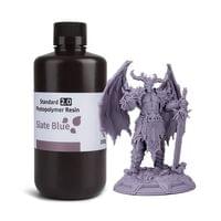 Смола за 3D принтер Elegoo Resin 2.0, 1 kg, сиво-синя - 1