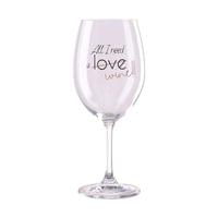 Чаша за вино Takk Mood, All i need is wine, стъклена, 300 ml - 1 Чаша за вино Takk Mood, All i need is wine, стъклена, 300 ml - 1