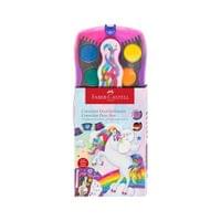 Faber-Castell Акварелни бои Еднорог Connector, 12 цвята - 1