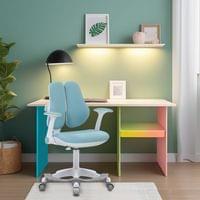 Детски стол RFG Ergo Cute White, текстил, до 100 kg, син - 6 Детски стол RFG Ergo Cute White, текстил, до 100 kg, син - 6