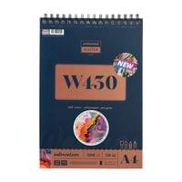 Пад за рисуване Standart W330, със спирала, А4, 300 g/m2,... - 1