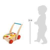 Small Foot Конструктор с количка, дървен, 37 х 28 х 39 cm, 33 части - 3