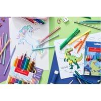 Faber-Castell Моливи Динозавър, 10 стандартни и 3... - 2