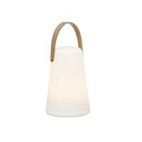 Настолна лампа Giftdecor, LED, с кафява дръжка - 1