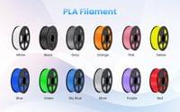Филамент за 3D принтер, PLA+, 1.75 mm, 1 kg, бял - 6