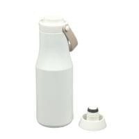 Бутилка Vintage, двустенна, инокс, 470 ml, бяла - 2