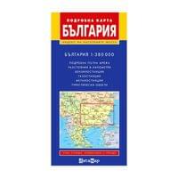 DataMap Карта на България, пътна, мащаб 1:380 000 - 1