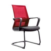 Посетителски стол RFG Smart M, дамаска и меш, до 120 kg, черна седалка,... - 1