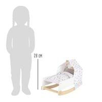 Small Foot Люлка за кукли, дървена, 54 х 28 х 28 cm - 5
