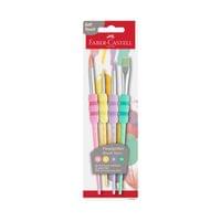 Faber-Castell Четки за рисуване № 12, 4, 8 кръгли и 10... - 1
