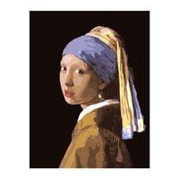 Foska Комплект рисуване по номера Момиче, 40 x 50 cm - 1