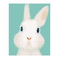 Foska Комплект рисуване по номера Зайче, 40 x 50 cm - 1