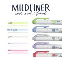 Zebra Текст маркер Mildliner Cool & Refined, двоен, 5 цвята - 2 Zebra Текст маркер Mildliner Cool & Refined, двоен, 5 цвята - 2