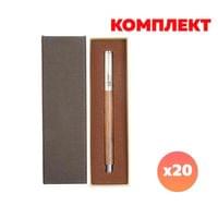Timberink Химикалка, метал и дърво, в кутия, с включено... - 1