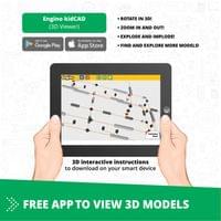 Engino Конструктор STEM Mechanics - Зъбни колела и валове - 2