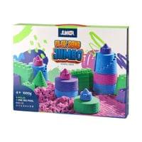 Комплект кинетичен пясък Junior Play Sand, замък, 1000 g - 1 Комплект кинетичен пясък Junior Play Sand, замък, 1000 g - 1