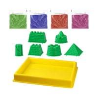 Комплект кинетичен пясък Junior Play Sand, замък, 1000 g - 2 Комплект кинетичен пясък Junior Play Sand, замък, 1000 g - 2