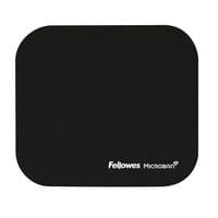 Пад за мишка Fellowes Microban, антибактериален, 2 mm, черен - 1 Пад за мишка Fellowes Microban, антибактериален, 2 mm, черен - 1