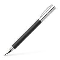 Faber-Castell Писалка Ambition, скъпоценна смола, M, черна - 1