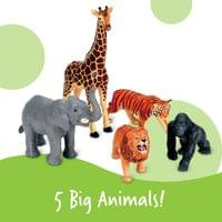 Learning Resources Животни, екзотични, 5 броя - 2