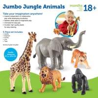 Learning Resources Животни, екзотични, 5 броя - 3